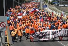 Chile: Paro de portuarios contra la constitución pinochetista