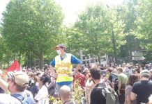 París: importante acto de los trabajadores de la salud