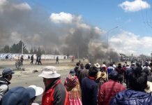 Bolivia: Masacre golpista en Senkata y apagón informativo