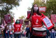 Las Rojas Argentina: Seguimos en las calles contra la violencia patriarcal