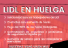 Solidaridad con la huelga de los trabajadores de los supermercados Lidl