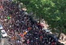 Histórica movilización internacional en defensa de la rebelión en Estados Unidos