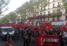 Francia: Importante movilización contra la política del gobierno