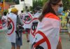 «Catalunya no té rei»: Felipe VI es recibido con protestas en su visita a Tarragona