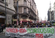 Argentina: Movilización por la aparición con vida de Facundo Castro
