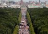 Marcha negacionista en Berlín contra las restricciones por el coronavirus