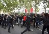 Fuerte represión en una protesta contra el confinamiento clasista de Ayuso