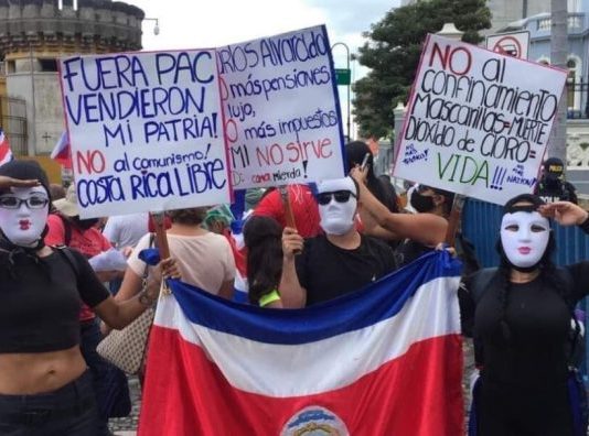 Costa Rica: Una caracterización de las movilizaciones por «no más impuestos»