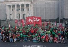 Las Rojas Argentina: Enorme movilización por el derecho al aborto