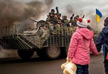Fuera las manos de la OTAN y Rusia, libre autodeterminación del pueblo ucraniano